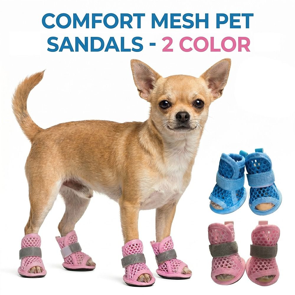 Soft Sole Booties - 4 шт. портативные сетчатые ботинки для