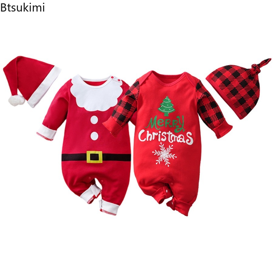 Baby Clothing Neutral - Комбинезон Санта-Клауса для младенцев 0-18 месяцев