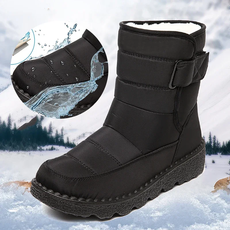 Soft Sole Booties - 2025 Водонепроницаемые зимние ботинки для женщин.