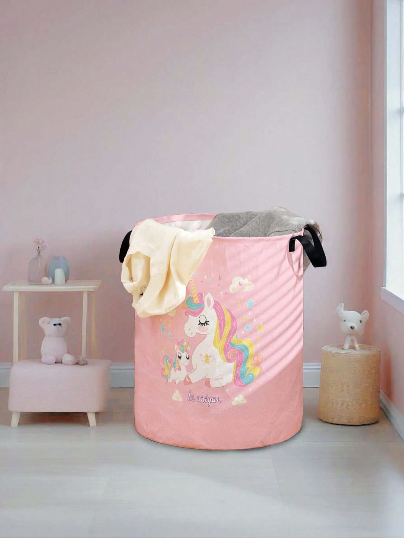 Корзина для белья «Единорог»,  – обзор и цена Baby Clothes Organiser