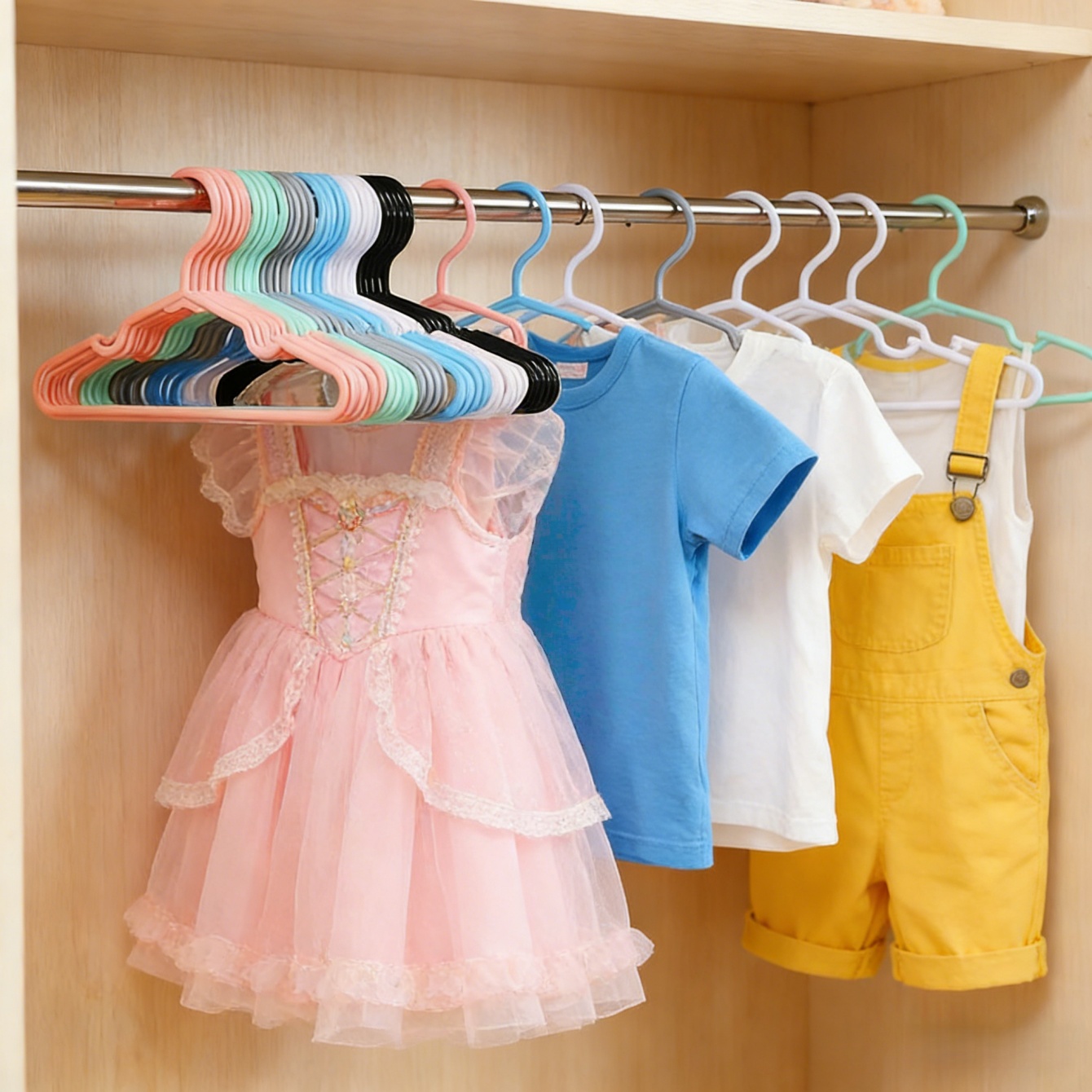 10/20 шт. нескользящие вешалки – обзор и цена Baby Clothes Organiser