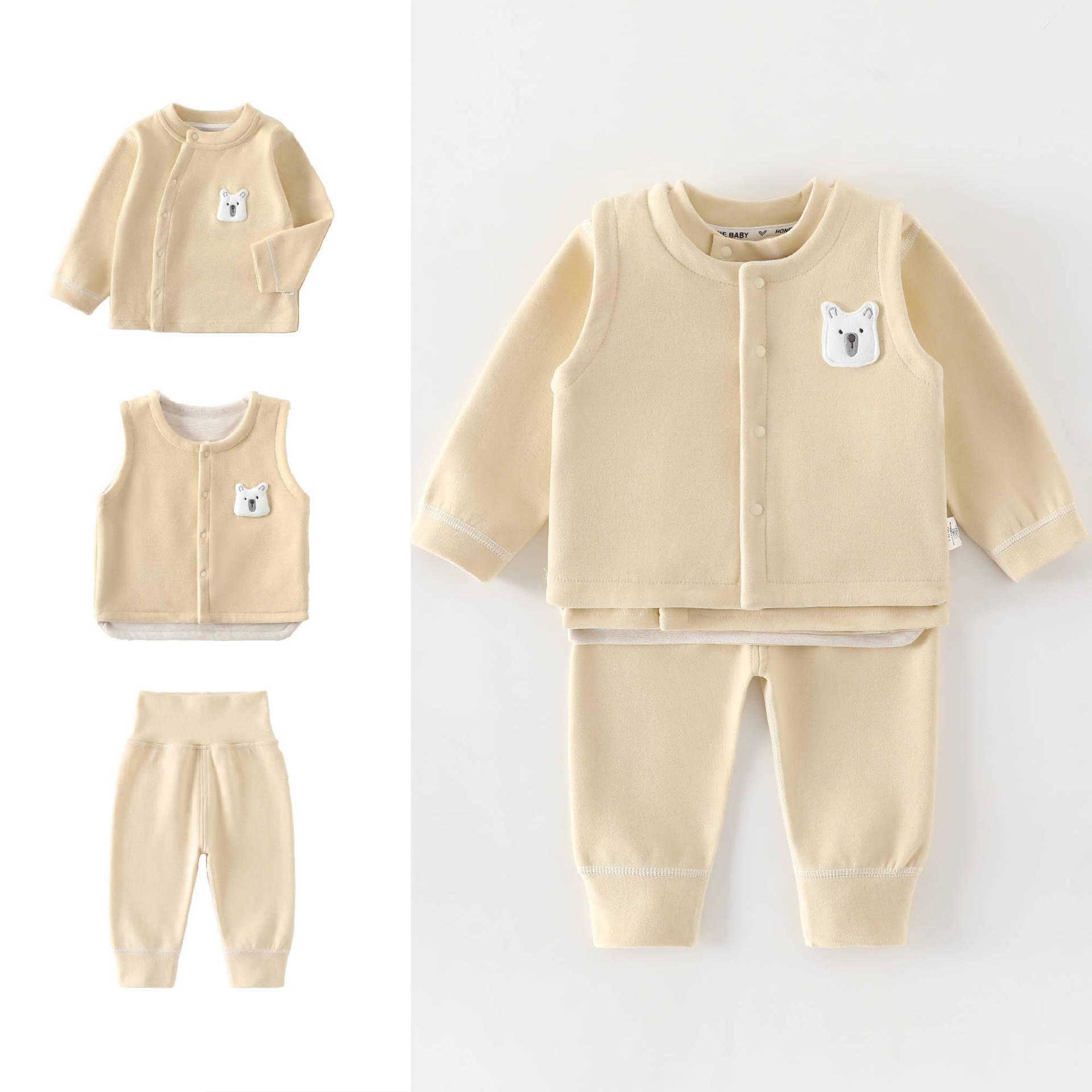Комплект из 3 предметов для де – обзор и цена Baby Clothing High Quality