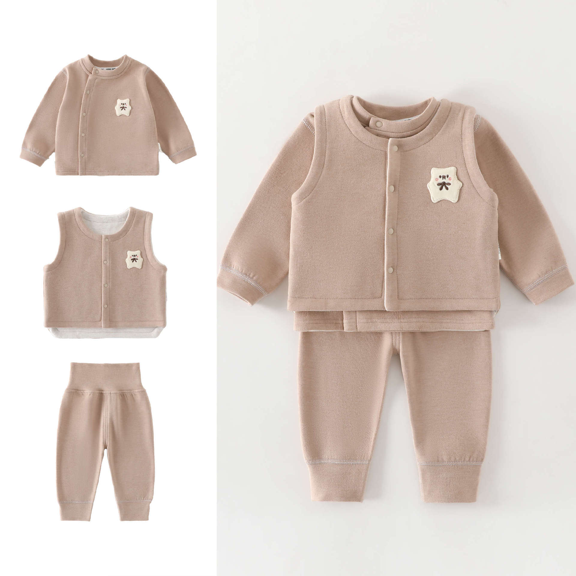 Комплект из 3 предметов для де – обзор и цена Baby Clothing High Quality